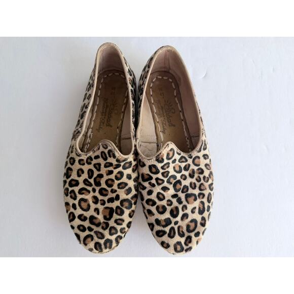 Sabah Loose Leopard Size 41 Women’s Flat Leather Moccasin Flat Driving Shoe main image 4